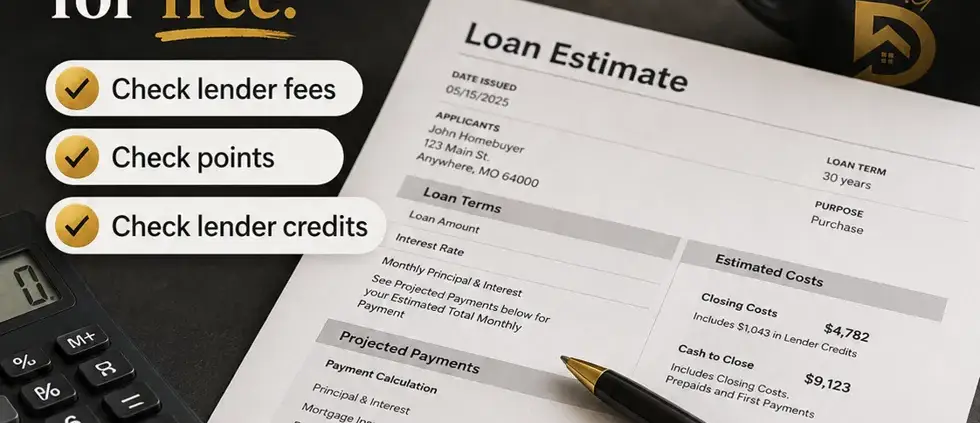 Free Missouri and Kansas mortgage loan estimate comparison service by Zach Brown of DreamLux Home Loans