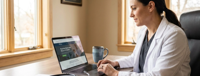 Professional header image for comparison analysis: Physician Home Loans in Missouri and Kansas: How to Compa...
