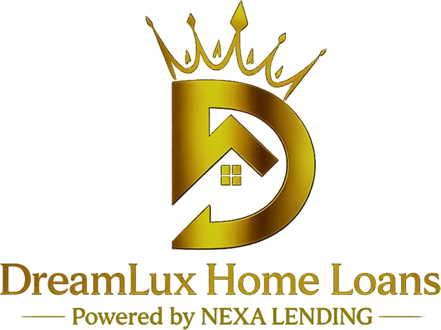 DreamLux Home Loans Gold Transparent Logo